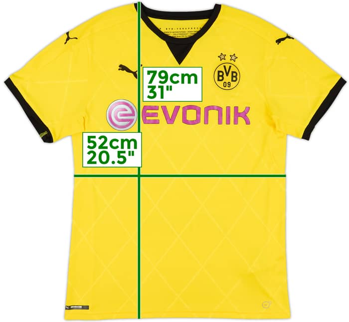 2015-16 Dortmund European Home Shirt - 9/10 - (L)