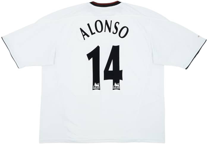2003-04 Liverpool Away Shirt Alonso #14 - 6/10 - (XXL)