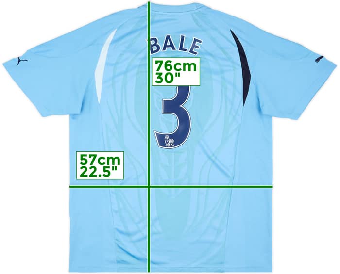 2010-11 Tottenham Away Shirt Bale #3 - 8/10 - (L)