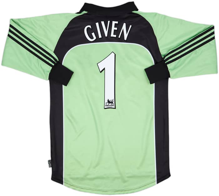 2000-01 Newcastle GK Shirt Given #1 - 6/10 - (S)