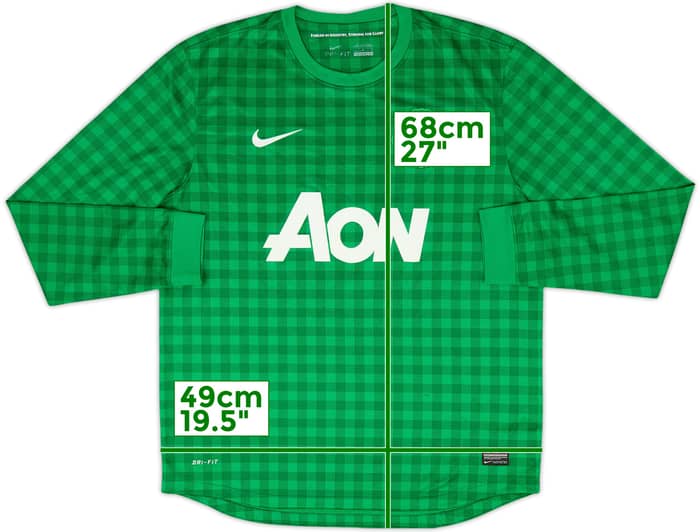 2012-13 Manchester United GK Shirt #1 - 8/10 - (L)