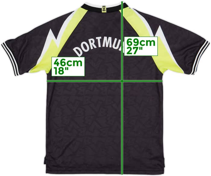 1995-96 Borussia Dortmund Away Shirt - 8/10 - (XL.Boys)