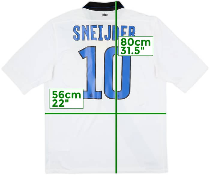 2011-12 Inter Milan Away Shirt Sneijder #10 - 5/10 - (L)