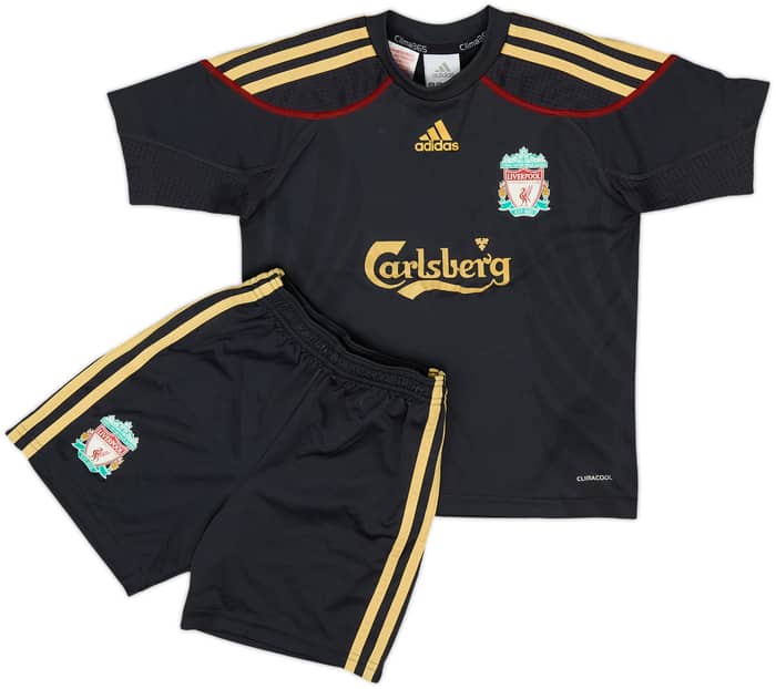 2009-10 Liverpool Away Shirt & Shorts - 7/10 - (5-6 Years)
