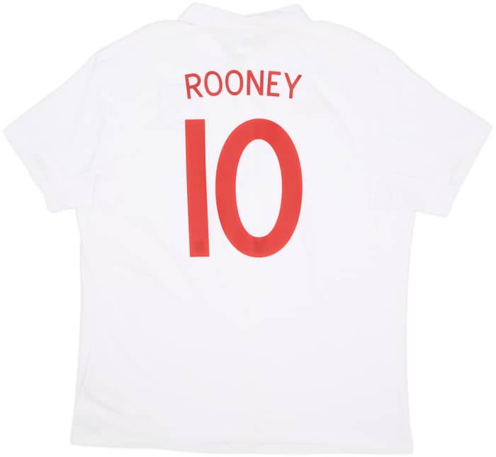 2009-10 England Home Shirt Rooney #10 (XXL)