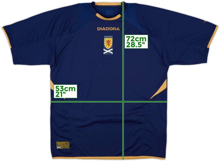2007-08 Scotland Home Shirt - 7/10 - (L)