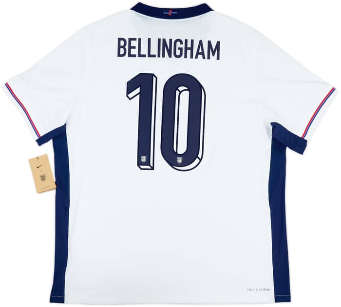 2024-25 England Authentic Home Shirt Bellingham #10 (XXL)