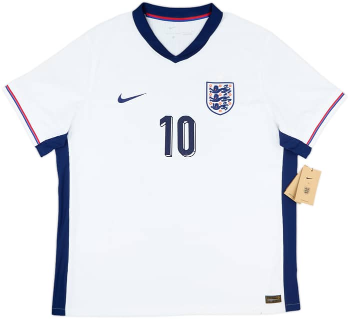 2024-25 England Authentic Home Shirt Bellingham #10 (XXL)