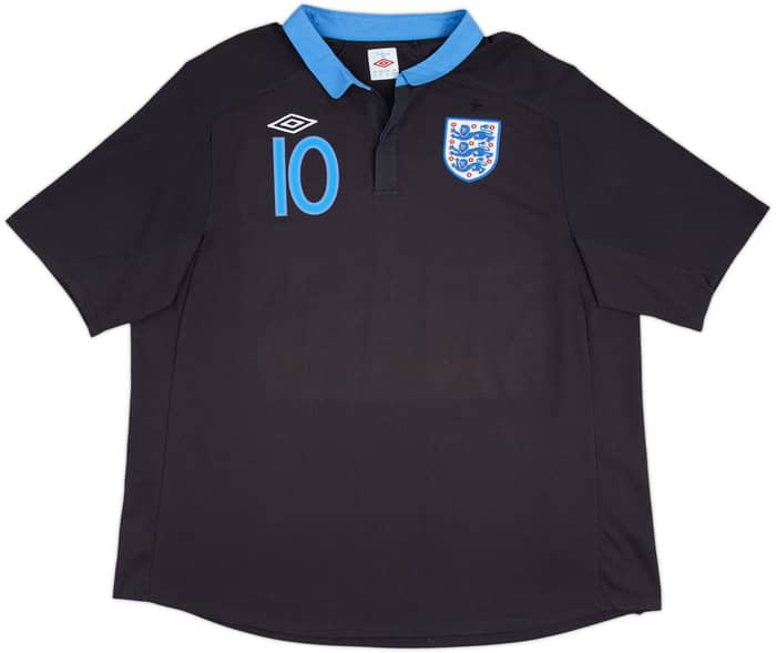 2011-12 England Away Shirt Rooney #10 - 7/10 - (4XL)
