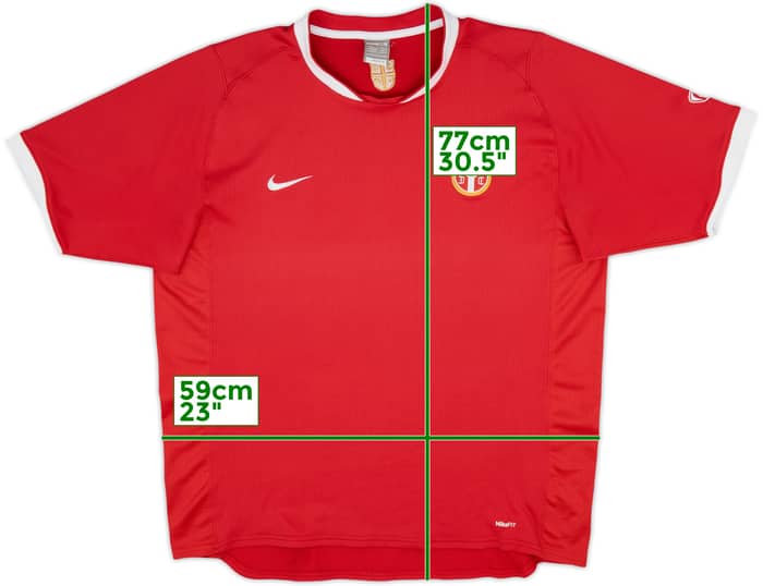 2007-08 Serbia Home Shirt - 7/10 - (XL)