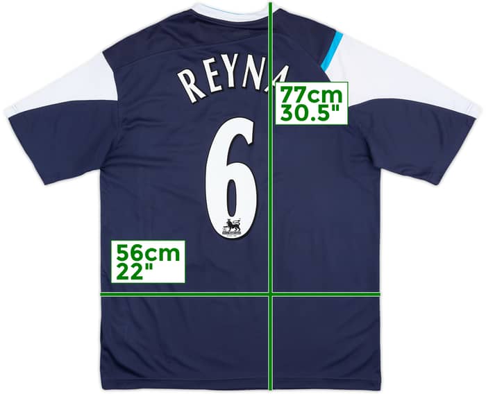 Camiseta de visitante del Manchester City 2005-06 Reyna #6 - 5/10 - (L)