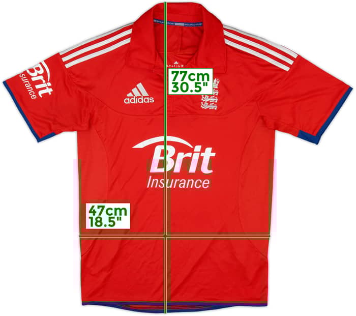 2013-14 England ODI Cricket Shirt - 9/10 - (S)