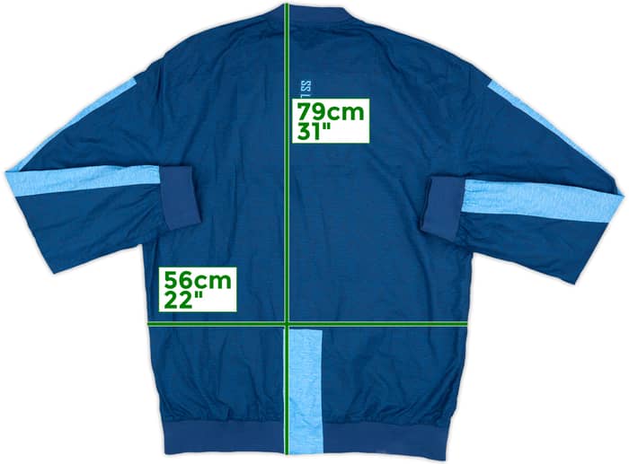 2019-20 Lazio Macron Track Jacket - 6/10 - (XXL)