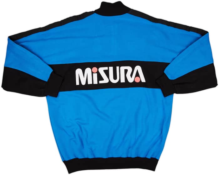 1990-91 Inter Milan UHLSport 1/4 Zip Sweat Top - 8/10 - (XL)