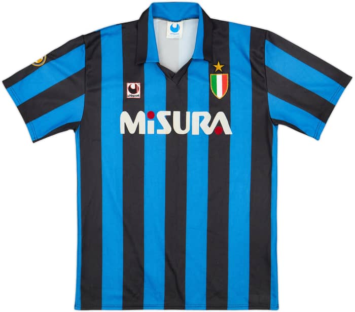 1989-90 Inter Milan Home Shirt #9 - 6/10 - (L)
