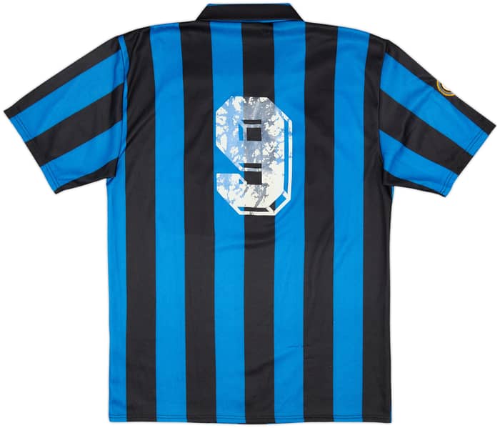 1989-90 Inter Milan Home Shirt #9 - 6/10 - (L)
