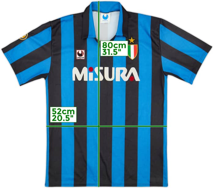 1989-90 Inter Milan Home Shirt #9 - 6/10 - (L)