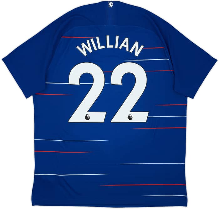2018-19 Chelsea Authentic Home Shirt Willian #22 - 10/10 - (XL)