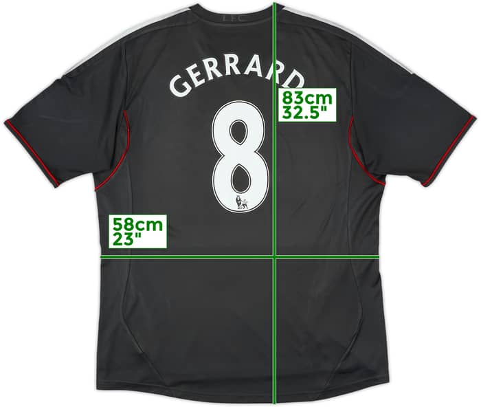 2011-12 Liverpool Away Shirt Gerrard #8 - 6/10 - (XL)