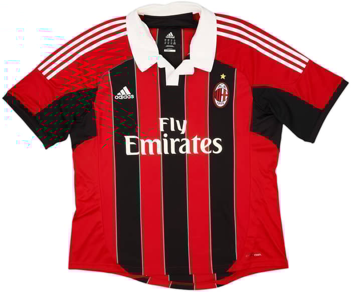 2012-13 AC Milan Home Shirt Pato #9 - 7/10 - (XXL)
