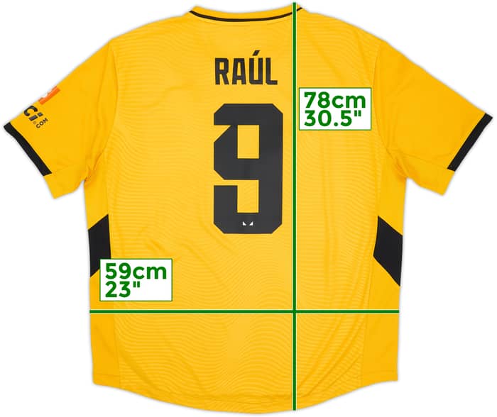 Camiseta de local del Wolves 2021-22 Raul #9 - 7/10 - (XXL)