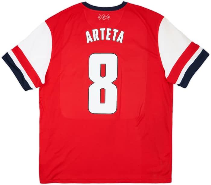2012-14 Arsenal Home Shirt Arteta #8 (XXL)