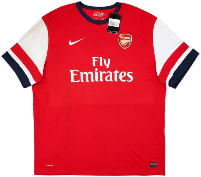 2012-14 Arsenal Home Shirt Arteta #8 (XXL)