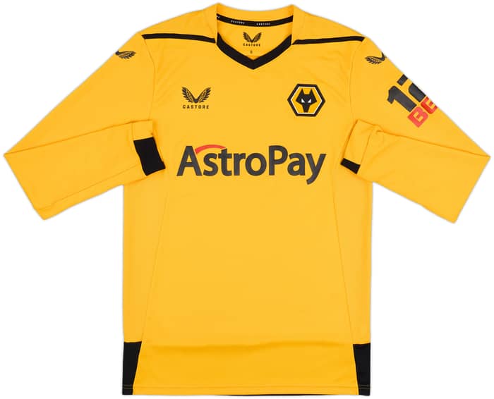 2022-23 Wolves Home L/S Shirt Neves #8 - 9/10 - (S)