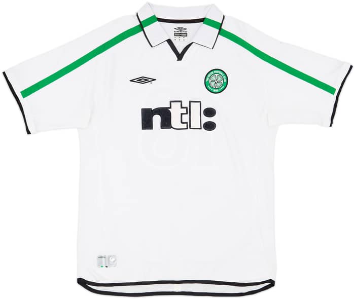 2001-02 Celtic Away Shirt Lennon #18 - 7/10 - (XL)