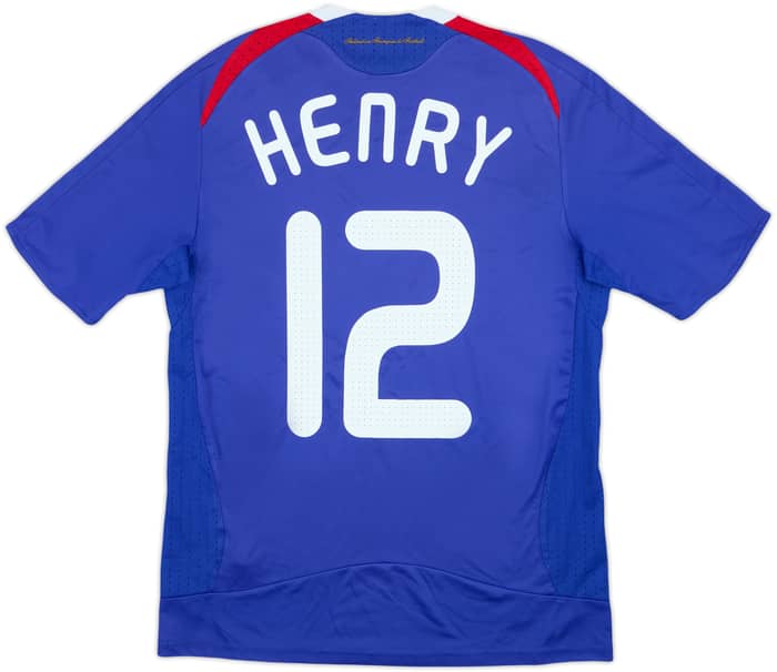 2007-08 France Home Shirt Henry #12 - 5/10 - (S)
