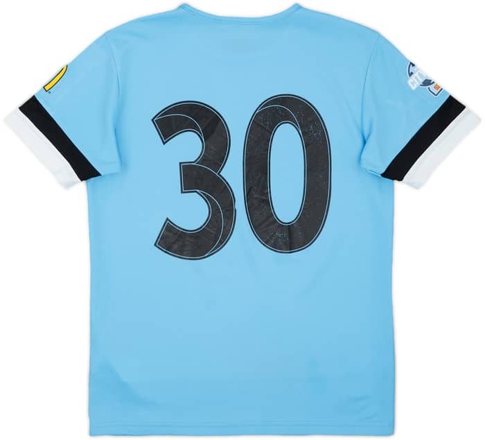 2021-22 Melbourne City Puma Football School Training Shirt #30 - 7/10 - (L.Boys)