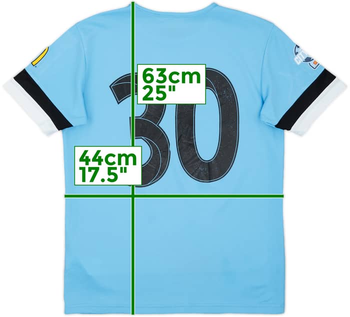 2021-22 Melbourne City Puma Football School Training Shirt #30 - 7/10 - (L.Boys)