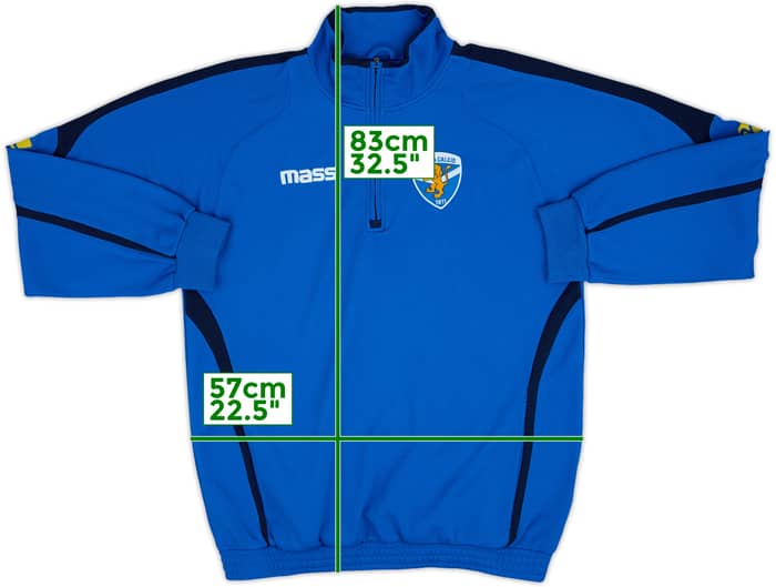 2009-10 Brescia Mass 1/4 Zip Drill Top - 8/10 - (XL)