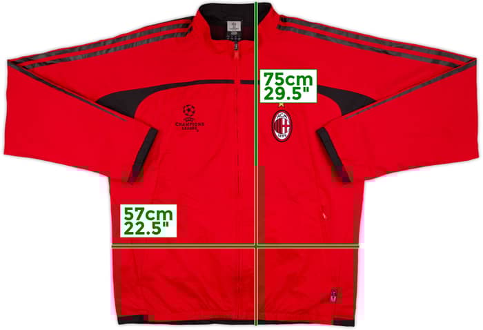 2004-05 AC Milan adidas CL Track Jacket - 8/10 - (M/L)