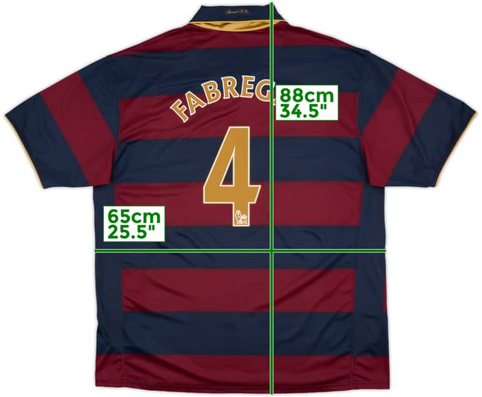 2007-08 Arsenal Third Shirt Fabregas #4 - 8/10 - (XXL)