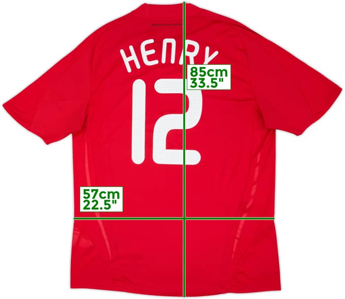 2007-08 France Away Shirt Henry #12 - 6/10 - (XL)