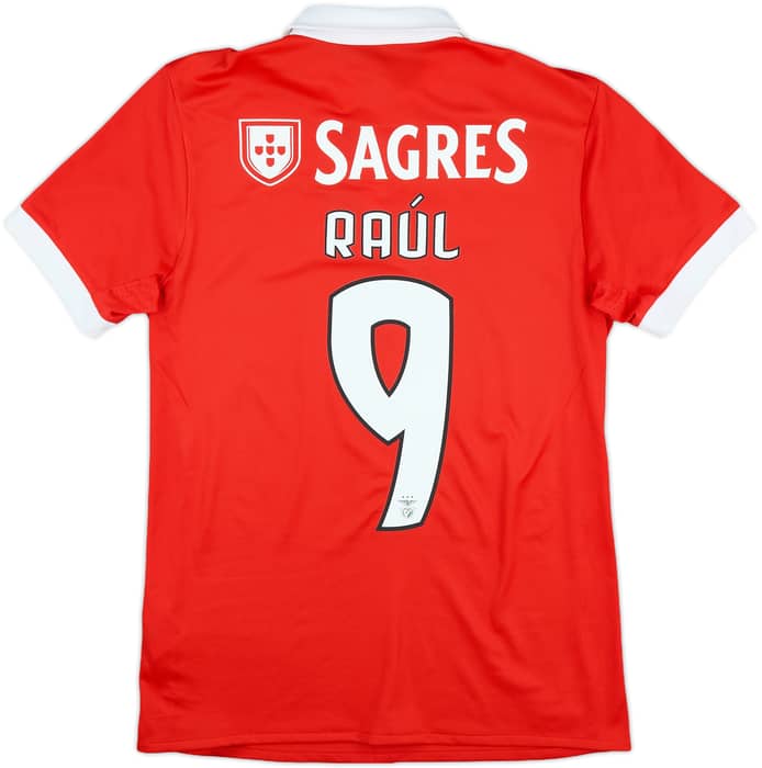 2017-18 Benfica Home Shirt Raul #9 - 8/10 - (S)