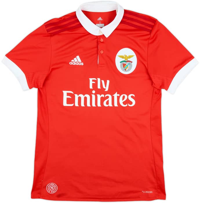 2017-18 Benfica Home Shirt Raul #9 - 8/10 - (S)