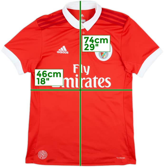 2017-18 Benfica Home Shirt Raul #9 - 8/10 - (S)