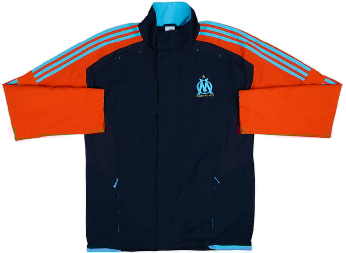 2011-12 Olympique Marseille adidas Track Jacket - 8/10 - (XL)
