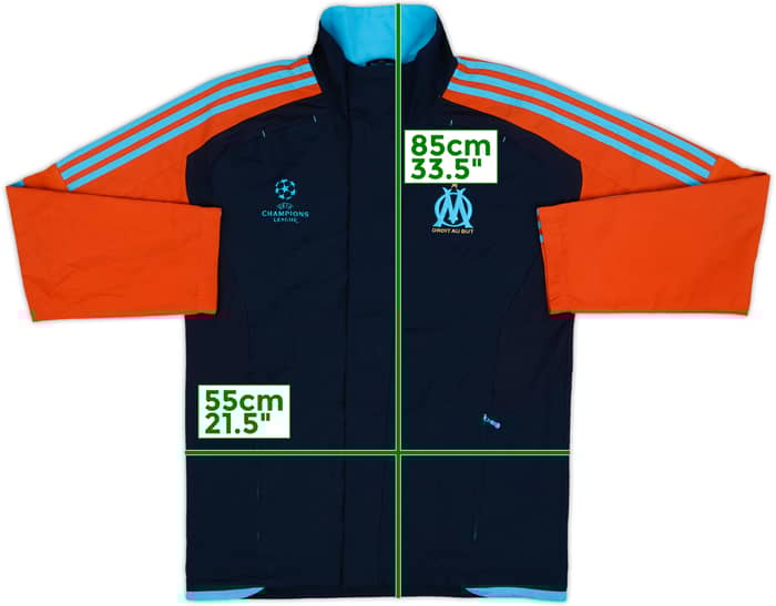 2011-12 Olympique Marseille CL adidas Track Jacket - 7/10 - (M/L)