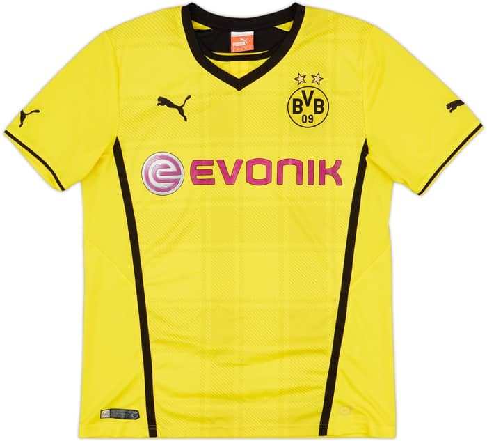 2013-14 Borussia Dortmund Home Shirt - 8/10 - (M)
