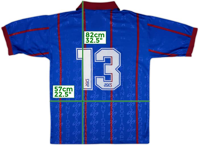 1996-97 Reggiana Match Issue Third Shirt #13