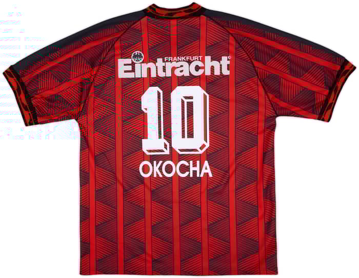 1995-96 Eintracht Frankfurt Home Shirt Okocha #10 - 9/10 - (L)