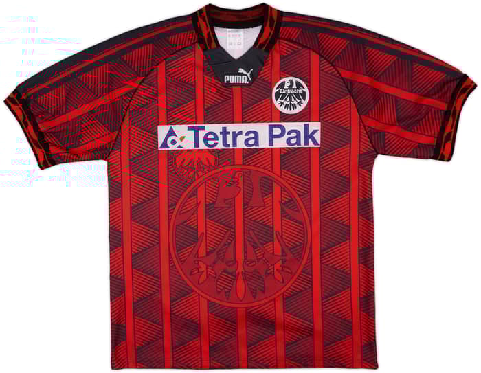 1995-96 Eintracht Frankfurt Home Shirt Okocha #10 - 9/10 - (L)