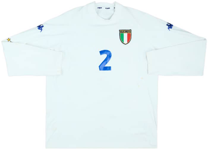 2000-01 Italy Match Issue Away L/S Shirt #2