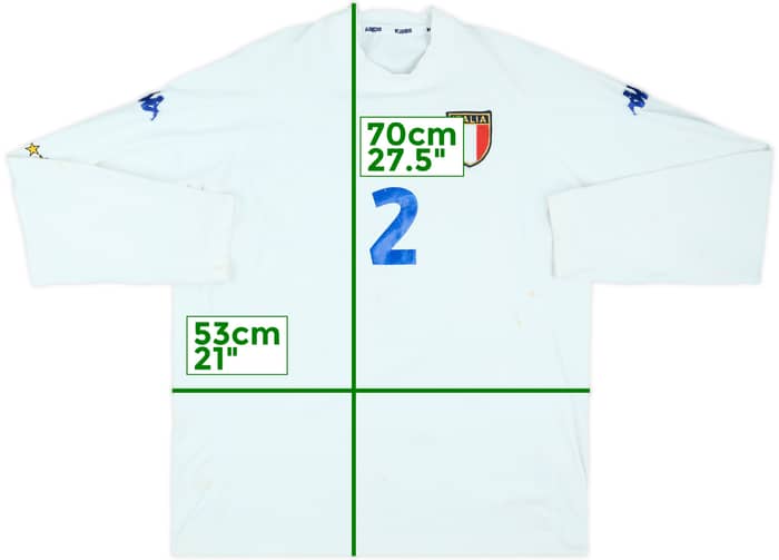 2000-01 Italy Match Issue Away L/S Shirt #2