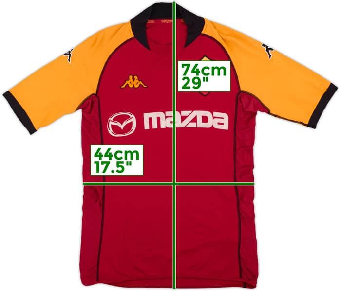 2002-03 Roma European Home Shirt - 6/10 - (S)