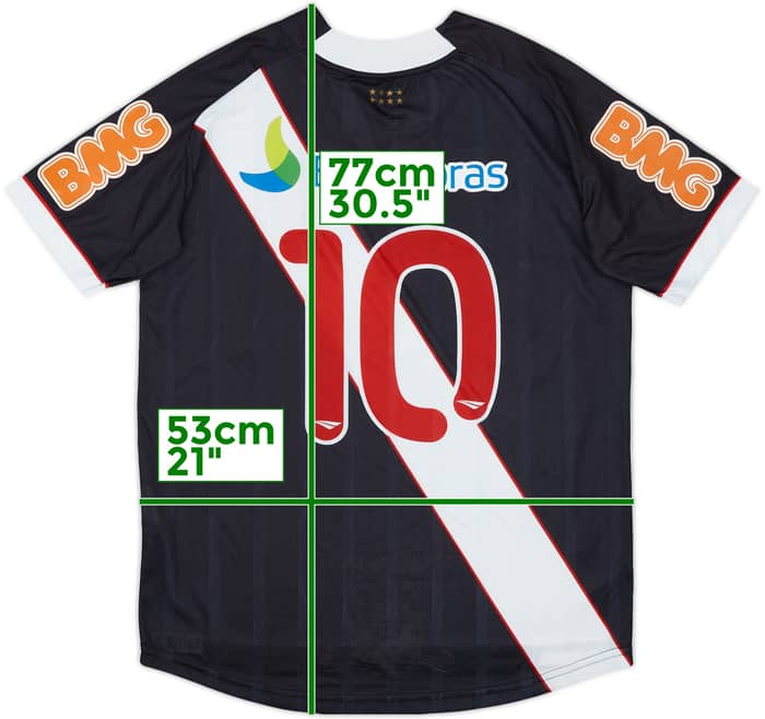 2010-11 Vasco da Gama Home Shirt #10 - 9/10 - (M)