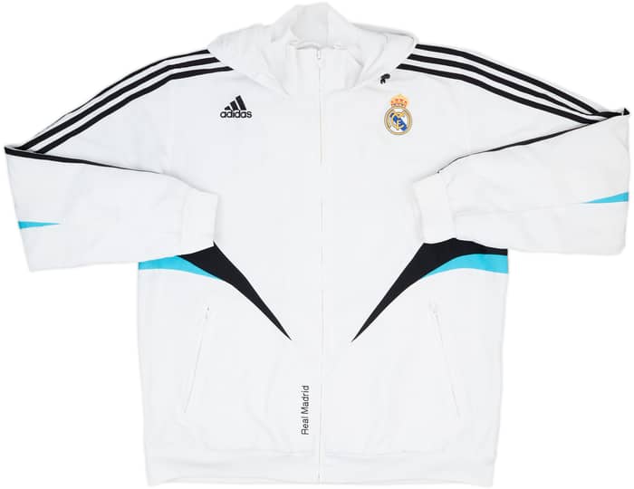 2008-09 Real Madrid adidas Hooded Track Jacket - 6/10 - (M)